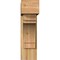 Ekena Millwork Merced Block Rough Sawn Bracket w/ Offset Brace, Western Red Cedar, 8"W x 24"D x 28"H BKT0806X24X28MRC05RWR - alternate 2